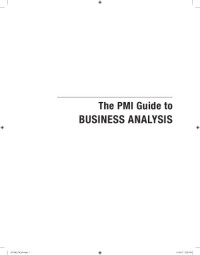 PMI — The PMI Guide to BUSINESS ANALYSIS 2017