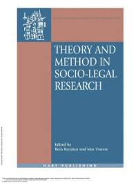 edited by Reza Banakar and Max Travers — Theory and method in socio-legal research