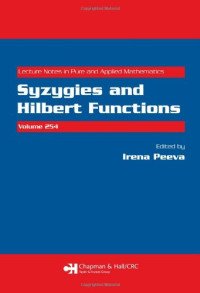 Irena Peeva — Syzygies and Hilbert Functions