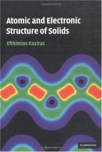 Efthimios Kaxiras — Atomic and electronic structure of solids