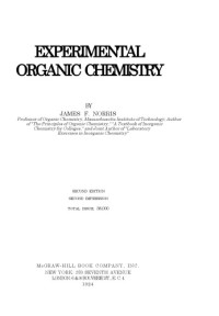 James F. Norris — Experimental organic chemistry