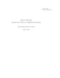 Eisenbud D., Harris J. — 3264 & All That - Intersection theory in algebraic geometry