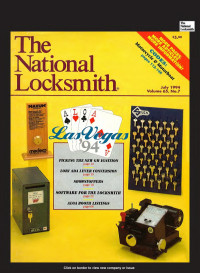 The National Locksmith — The National Locksmith: Volume 65, Number 7