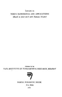 Oda T. — Torus Embeddings and Applications (Tata Lectures 57)