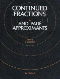 C. Brezinski — Continued fractions and Pade approximants