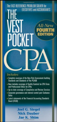 Joel G. Siegel, Nick A. Dauber, Jae K. Shim — The Vest Pocket CPA