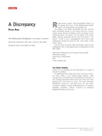  — The Mathematical Intelligencer Vol 35 No 1 March 2013