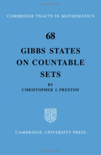 Christopher J. Preston — Gibbs States on Countable Sets