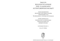 August Fr. Pauly, Georg Wissowa, Konrat Ziegler — Paulys Realencyclopädie der classischen Altertumswissenschaft: neue Bearbeitung, Bd.10 : Accaus - Uttiedius: Supplementband X