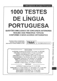 Mara Gonçalves — 1000 Testes de Língua Portuguesa
