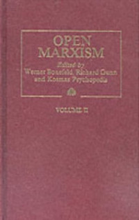 Werner Bonefeld, Richard Gunn, Kosmas Psychopedis — Open Marxism (Volume 2: Theory and Practice)