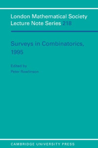 Peter Rowlinson — Surveys in Combinatorics, 1995