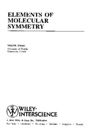 Ohrn Y. — Elements of Molecular Symmetry