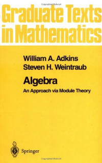 William A. Adkins, Steven H. Weintraub — Algebra: An Approach via Module Theory