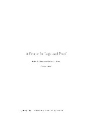 Hirst H.P., Hirst J.L. — A primer for logic and proof