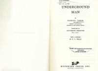 Gabriel Tarde — Underground Man (Classics of Science Fiction)