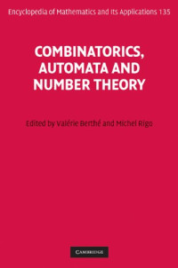 Valérie Berthé, Michel Rigo — Combinatorics, automata, and number theory