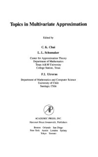 Chui C.K., Schumaker L.L., Utreras F.I (ed.) — Topics in multivariate approximation