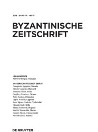 Alberto Bardi,Grigory Benevic e altri — Byzantinische Zeitschrift