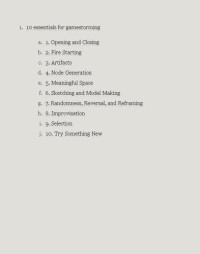 James Macanufo & Sunni Brown & Dave Gray — 10 essentials for gamestorming