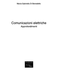 Maria-Gabriella Di Benedetto — Comunicazioni Elettriche - Approfondimenti