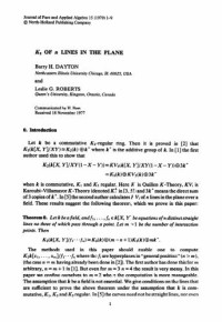  — Journal of Pure and Applied Algebra №15 (1979)