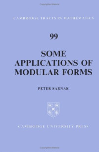 Peter Sarnak — Some applications of modular forms