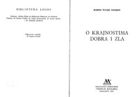Marko Tulije Ciceron; Petar Pejčinović (prev.) — O krajnostima dobra i zla