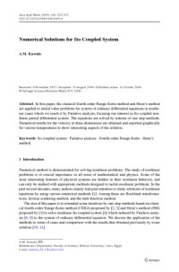 Springer Netherlands — Acta Applicandae Mathematicae - An International Survey Journal on Applying Mathematics and Mathematical Applications ~ Volume 106, Number 3 June, 2009 pp325-499