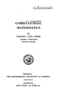 Herbert Ryser — Combinatorial mathematics
