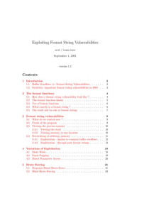 it-ebooks — Exploiting Format String Vulnerabilities