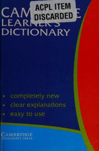 Elizabeth Walter — Cambridge Learner's Dictionary
