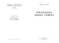 Mihailo Đurić — Sociologija Maksa Vebera