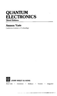 Amnon Yariv — Quantum Electronics