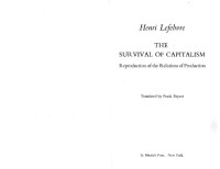 Henri Lefebvre — Survival of Capitalism
