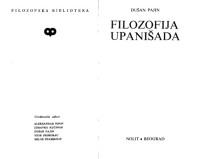 Dušan Pajin — Filozofija Upanisada