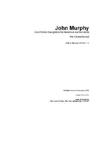 Murphy J. — Chart Pattern Recognition For MetaStock and MetaStock