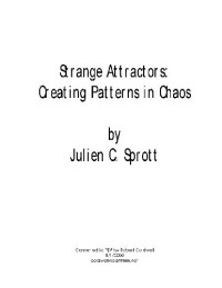 Julien Clinton Sprott — Strange attractors: creating patterns in chaos
