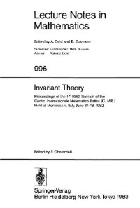 F. Gherardelli — Invariant theory: proceedings of the 1st 1982 session of the Centro internazionale matematico estivo