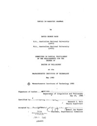 Kenneth Hale.; Nash, David George — Topics in Warlpiri grammar.
