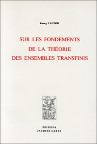Cantor — Sur les fondements de la theorie des ensembles transfinis