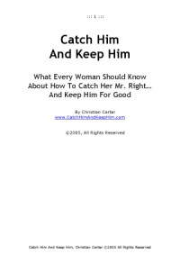 Christian Carter — Catch Him And Keep Him