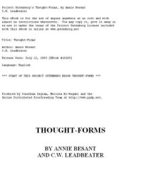 Besant Annie, Leadbeater C.W. — Thought-Forms