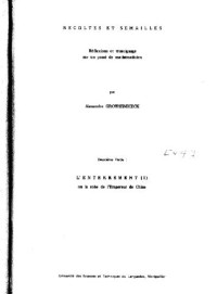 Grothendieck A. — Recoltes et semailles 3