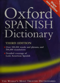 Beatriz Galimberti Jarman; Jane Horwood; Carol Styles Carvajal; Roy Russell — The Oxford Spanish Dictionary: Spanish-English/English-Spanish