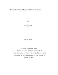 Park Ki-seong — Korean Causatives in Role and Reference Grammar