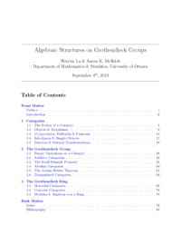 Weiyun Lu, Aaron K. McBride — Algebraic Structures on Grothendieck Groups