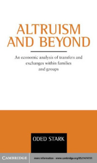 Stark O. — Altruism and beyond