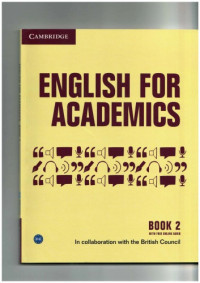 Cambridge University Press — English for Academics Book 2