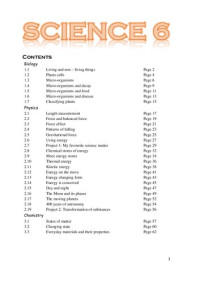 Various Authors — Science 6 (science schoolbook for grade 6 students)